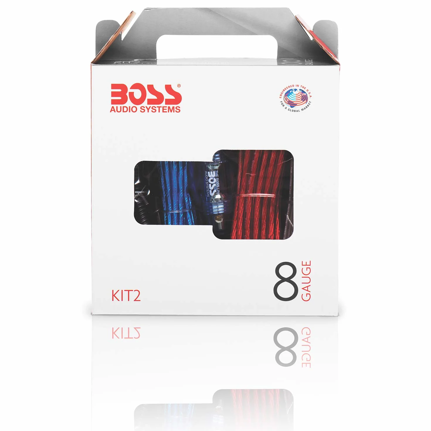 Boss AUDIO KIT2 Zestaw do Instalacji Nagłośnienia Samochodowego, Wielokolorowy, 19.3 x 7.11 x 19.3 cm