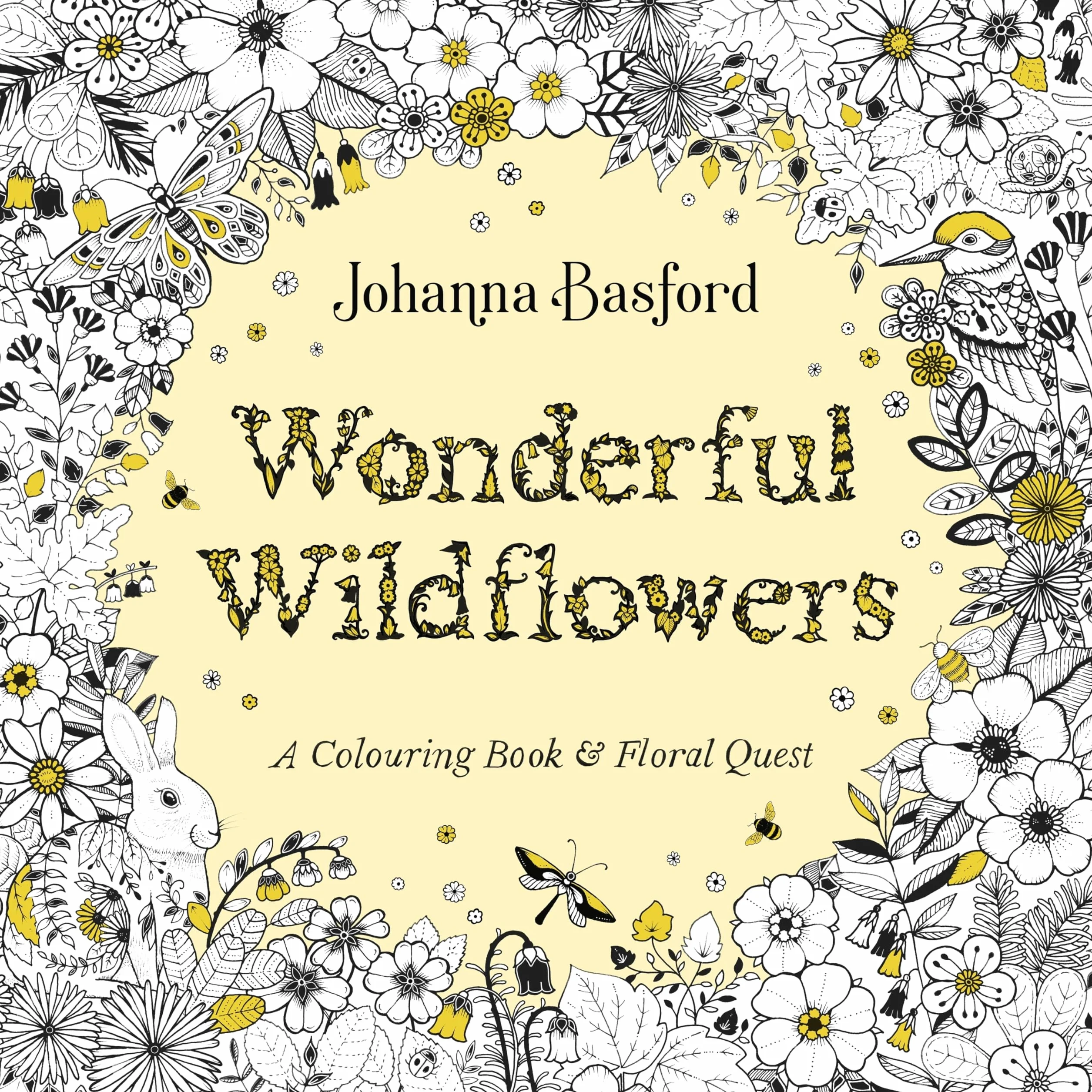 Wonderful Wildflowers: A Colouring Book & Floral Quest