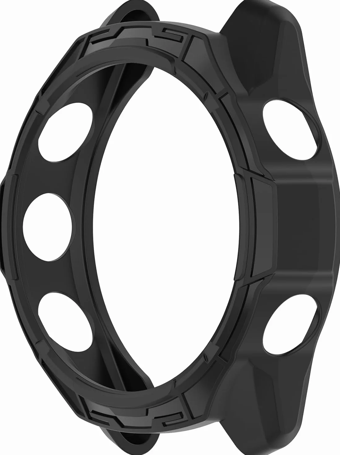 Etui do zegarka Garmin Forerunner 570 42 mm/47 mm, elastyczna osłona ekranu z tworzywa TPU, odporne na zarysowania (czarne, Garmin Forerunner 570 47 mm)