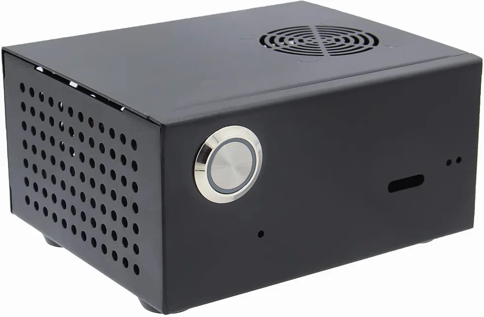 Geekworm X825-C8 Case, Only Support X825 V2.0 2.5 Inch SATA SSD/HDD Shield & Raspberry Pi 4 & X735 (Raspberry Pi / X825 / X735 Not Included)
