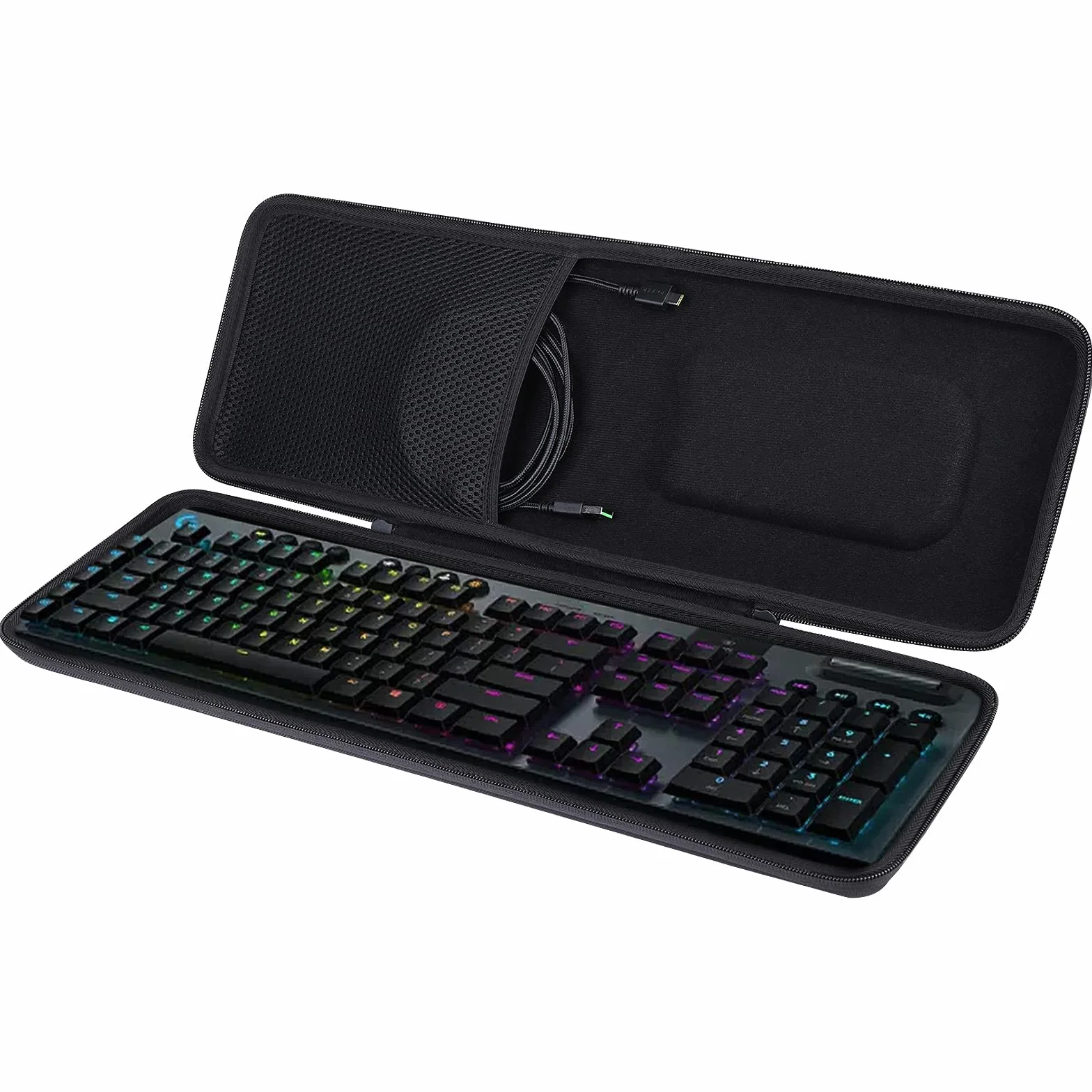 co2CREA twarde etui do przechowywania i przenoszenia dla bezprzewodowej mechanicznej klawiatury do gier Logitech G915 LIGHTSPEED, tylko etui