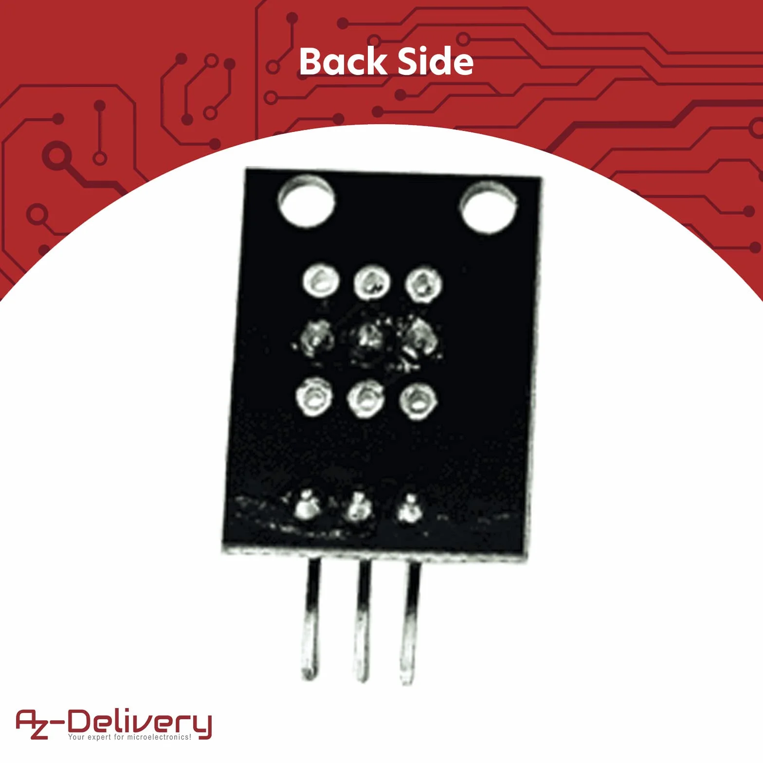 AZDelivery 5 x KY-003 Tranzystor z cyfrowym czujnikiem Halla kompatybilny z Arduino i Raspberry Pi, w tym e-book!