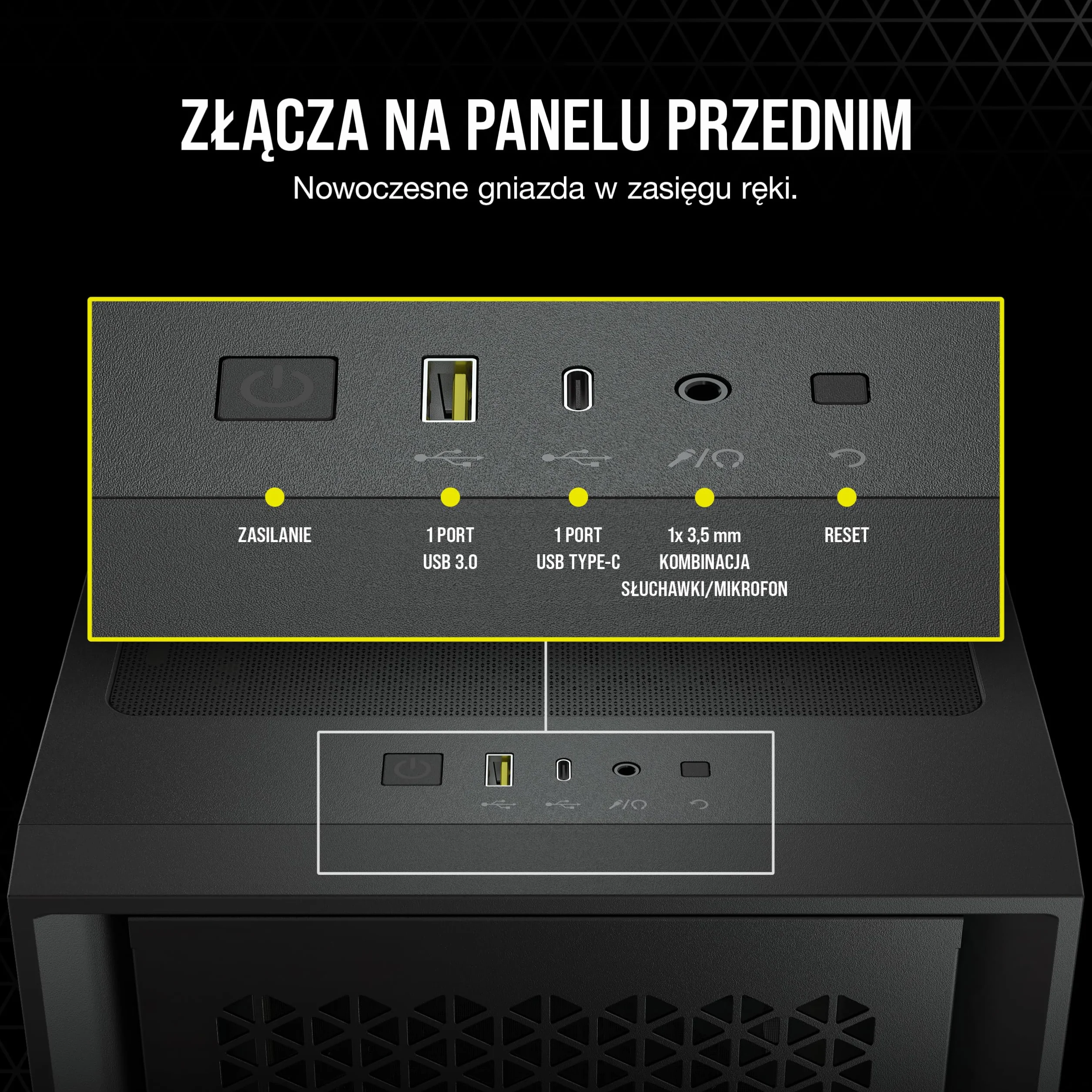Corsair Obudowa 4000D Airflow Mid-Tower-ATX ze szkłem hartowanym (przednia osłona o dużej przepustowości powietrza, osłona boczna ze szkła hartowanego, dwa w zakresie dostawy wentylatory 120 mm)