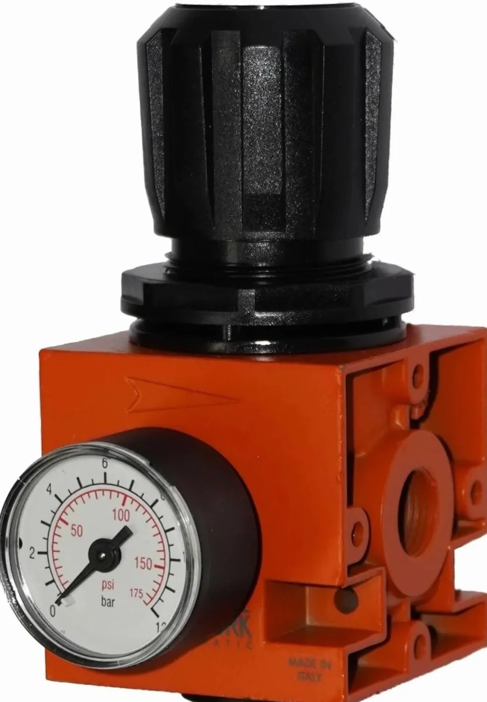 Metal Work reduktor ciśnienia z filtrem, regulator filtra, regulator, olejarka i uchwyt do pneumatycznego sprężonego powietrza 1/4" - 1/2" (regulator ciśnienia, 1/2")