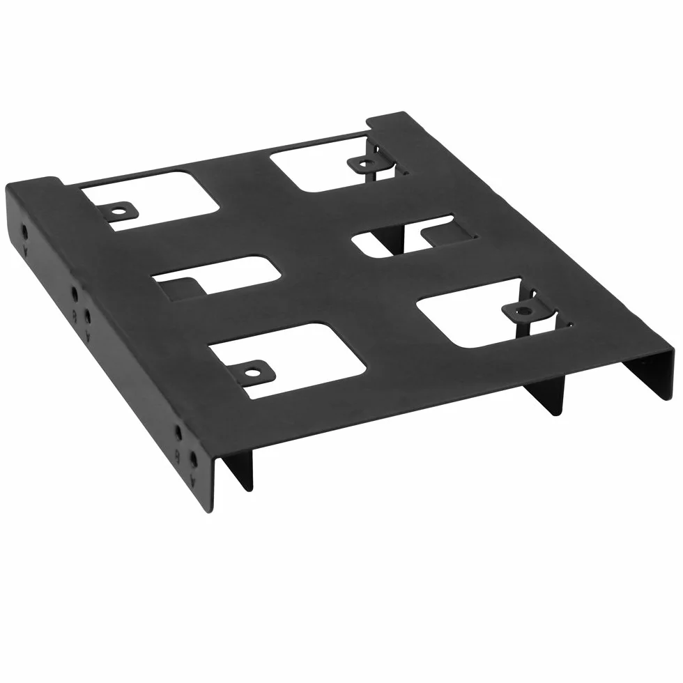 Sharkoon SSD/rama montażowa do 3,5 cala BayExtension, czarna do dwóch dysków SSD