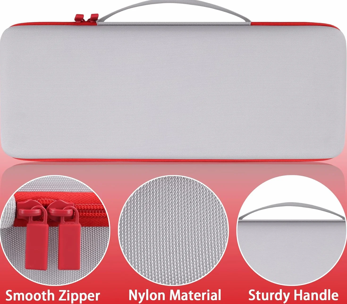 co2CREA Twarde przenośne etui ochronne do klawiatury mechanicznej 8Bitdo Retro108, Hot Swappable Wireless Gaming Keyboard, etui kompatybilne z dwoma super programowalnymi przyciskami, tylko kieszeń