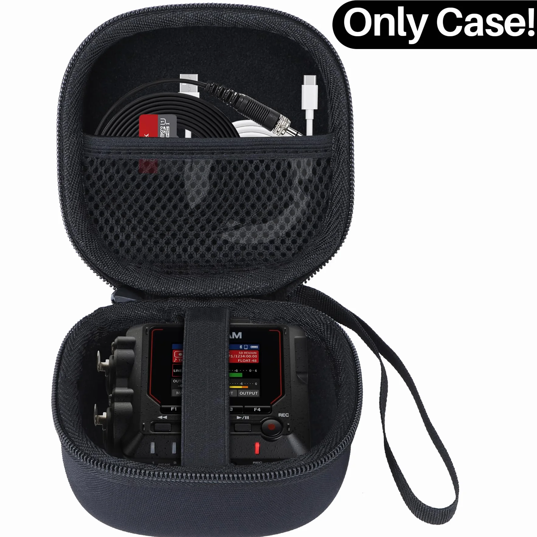 Lebakort Twarde etui ochronne etui do TASCAM FR-AV2 profesjonalny 2-kanałowy rejestrator audio