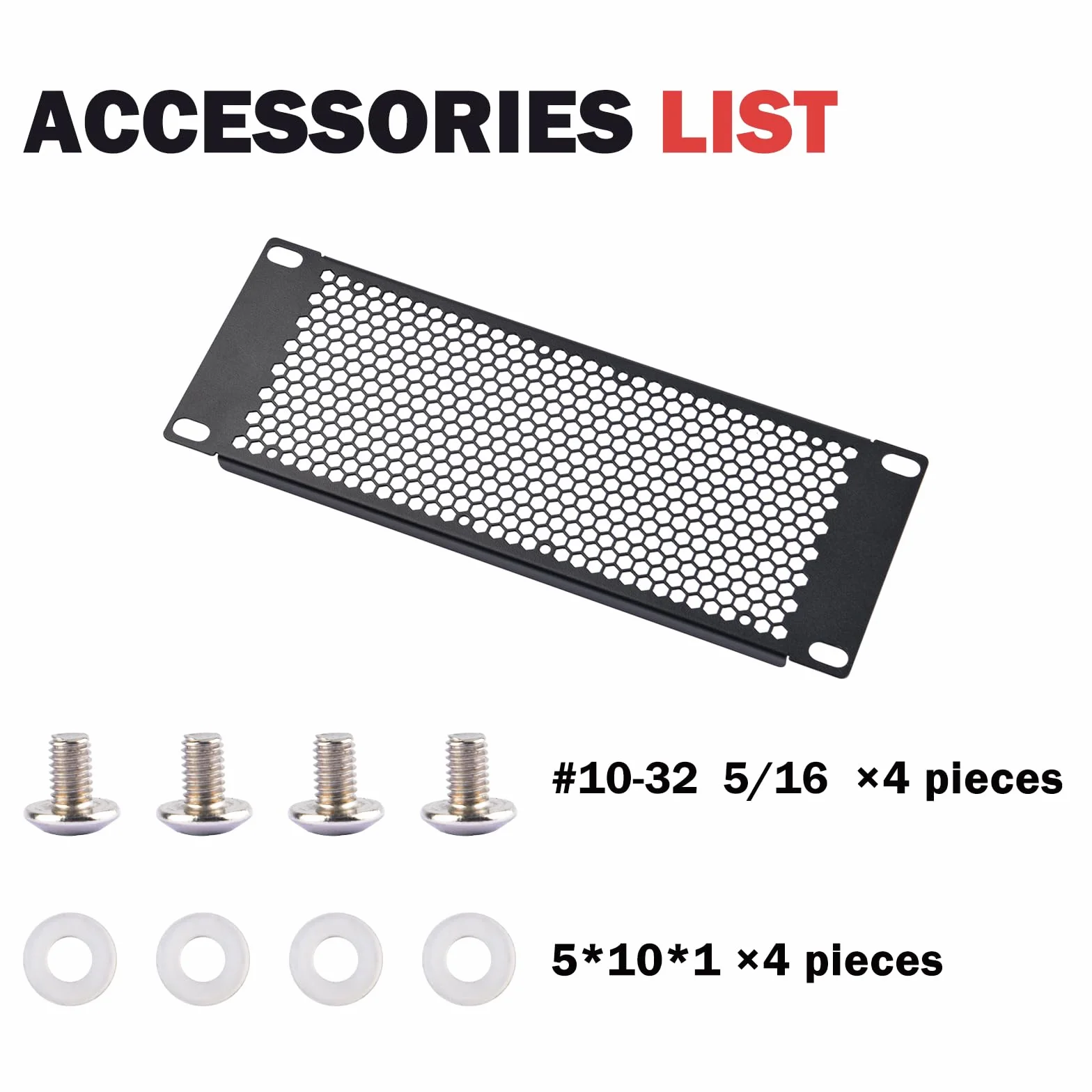 GeeekPi Uchwyt wentylowany 2U do stelaża serwerowego DeskPi RackMate T1/T0/T2 25,4 cm
