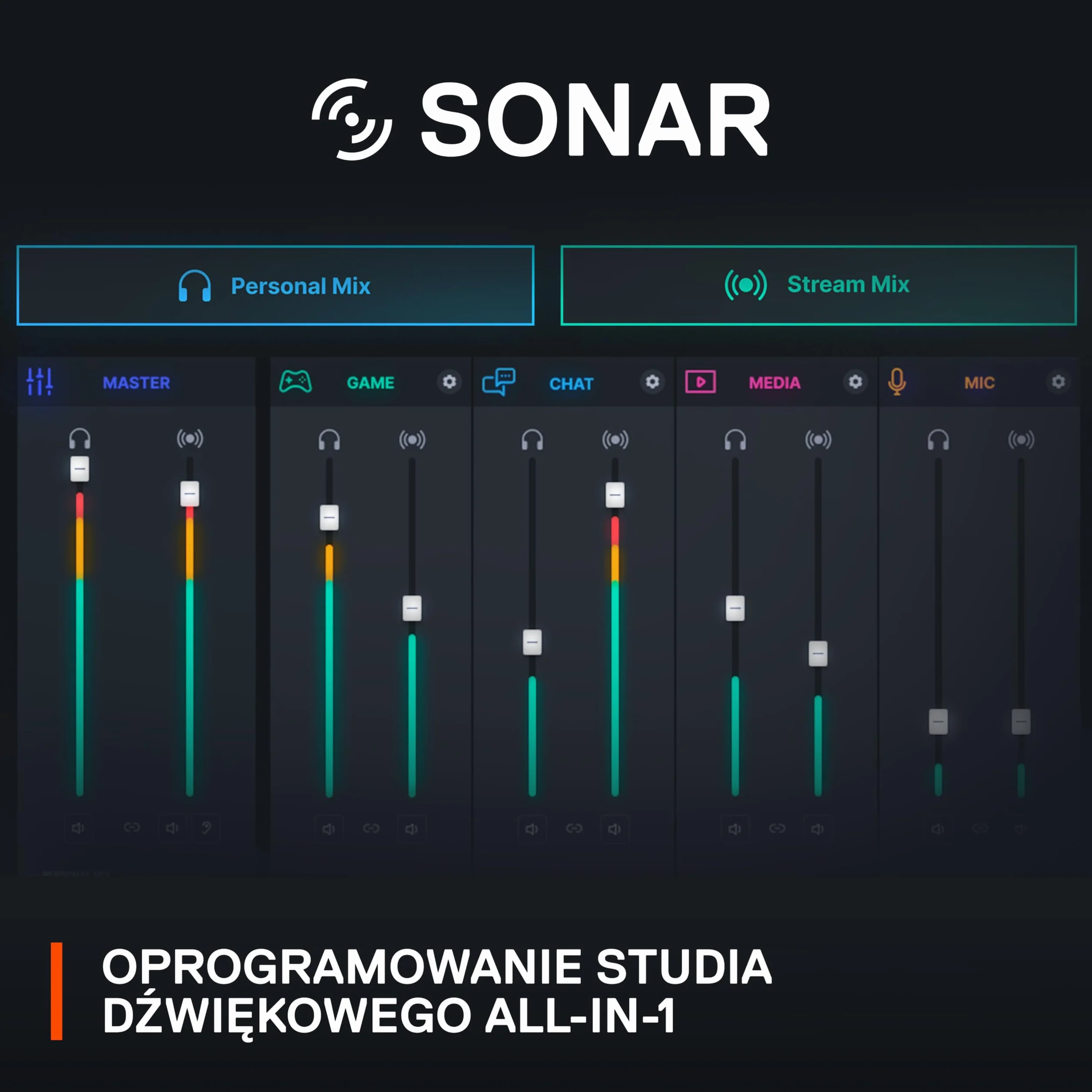 SteelSeries Alias Mikrofon USB do komputera PC — 3 razy większa kapsuła do gier, streamingu i podcastów — Redukcja szumów SI — Dioda LED monitorowania poziomu i wyciszenia — Kosz antywibracyjny