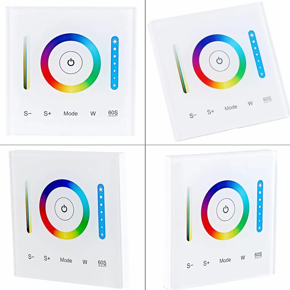 Sterownik LED do panelu dotykowego MIBOXER do zmiany koloru paska świetlnego RGB/RGBW/RGB + CCT.