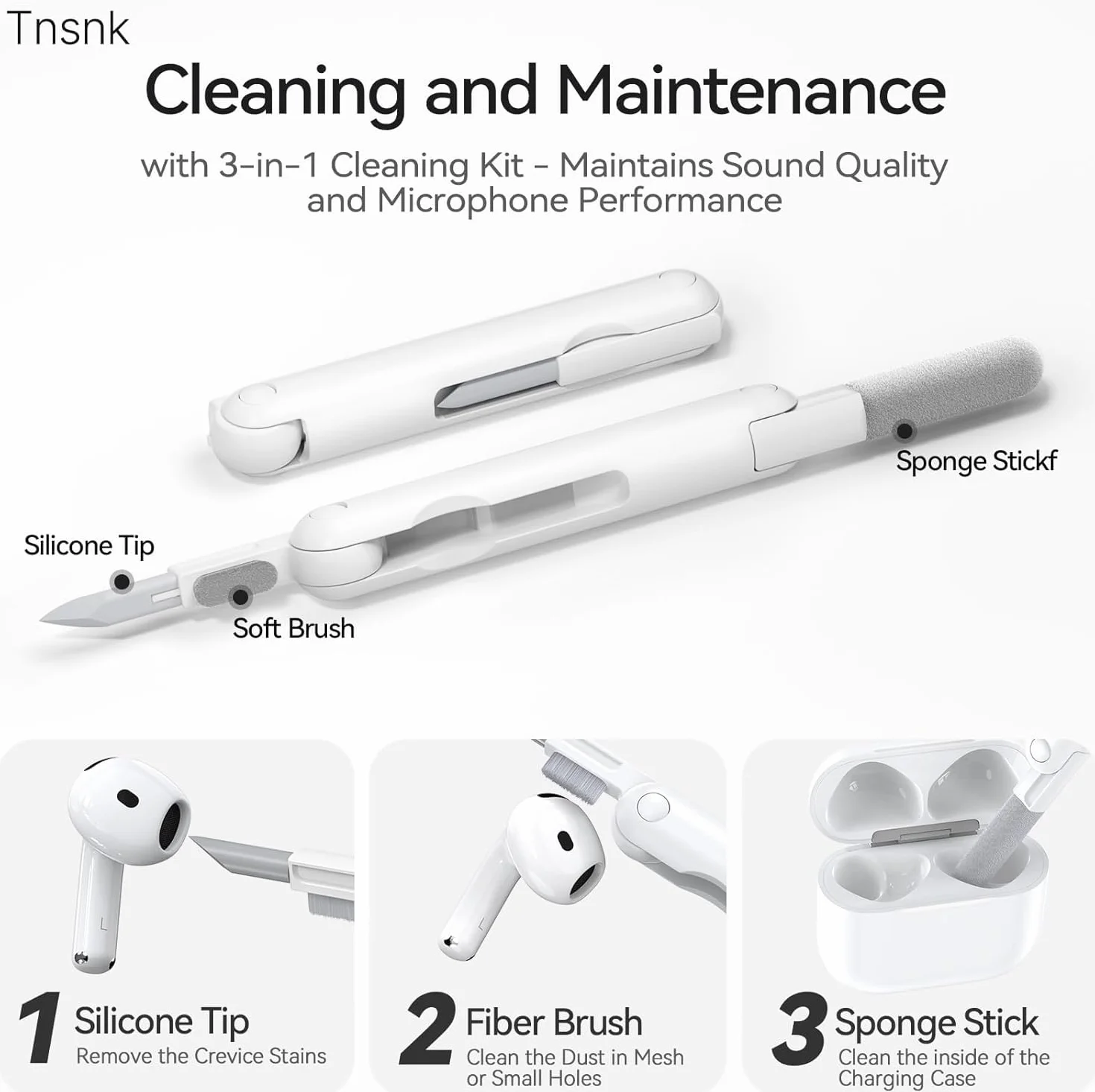 Etui do AirPods 4, różowe, z zestawem do czyszczenia 3 w 1 i brelokiem, miękki silikon 360°, pełna ochrona, etui na iPoda 4, urocze, kompatybilne z Apple Airpods 4. generacji 2024, dla kobiet