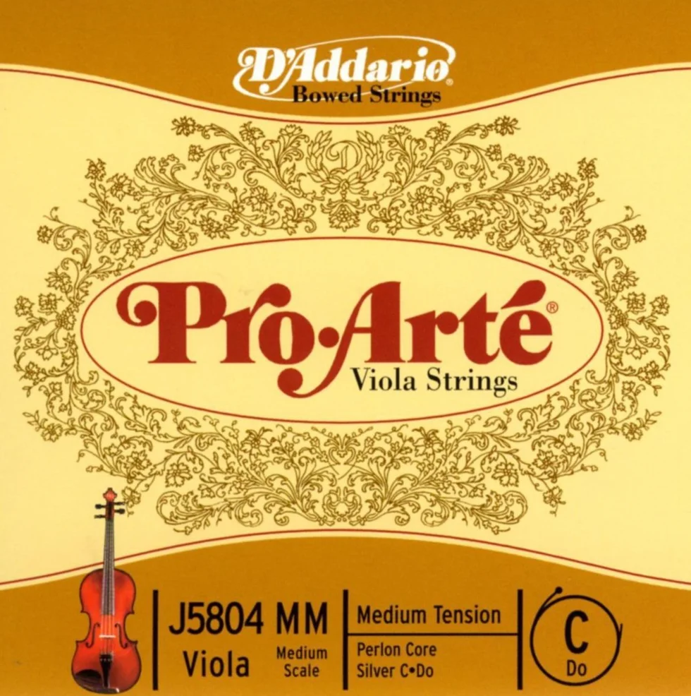 D'Addario Pro-Arte Średnie Skala Naprężenie Pojedynczy sznur C na altówkę