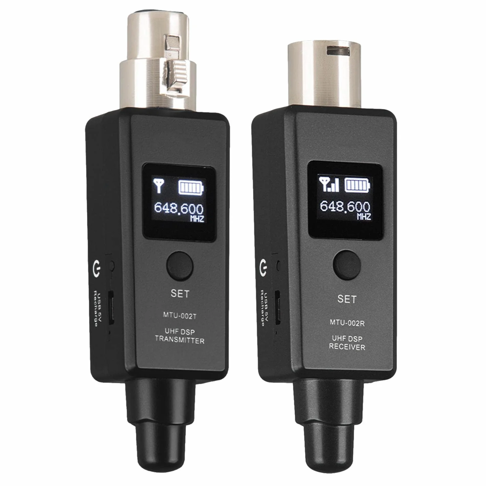 Bezprzewodowy nadajnik i odbiornik mikrofonu, bezprzewodowy adapter mikrofonowy do mikrofonu dynamicznego, miksera audio, PA, aparatu