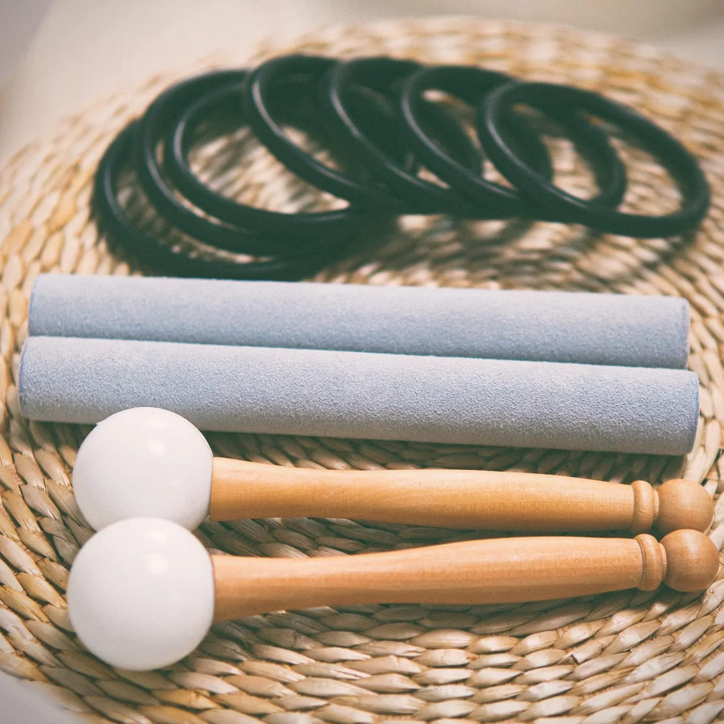 Hye-eun 7-12 cali mi 432 Hz półkolorowe kryształowe miseczki do śpiewania zestaw 7 szt. z walizką do jogi Sound Healing