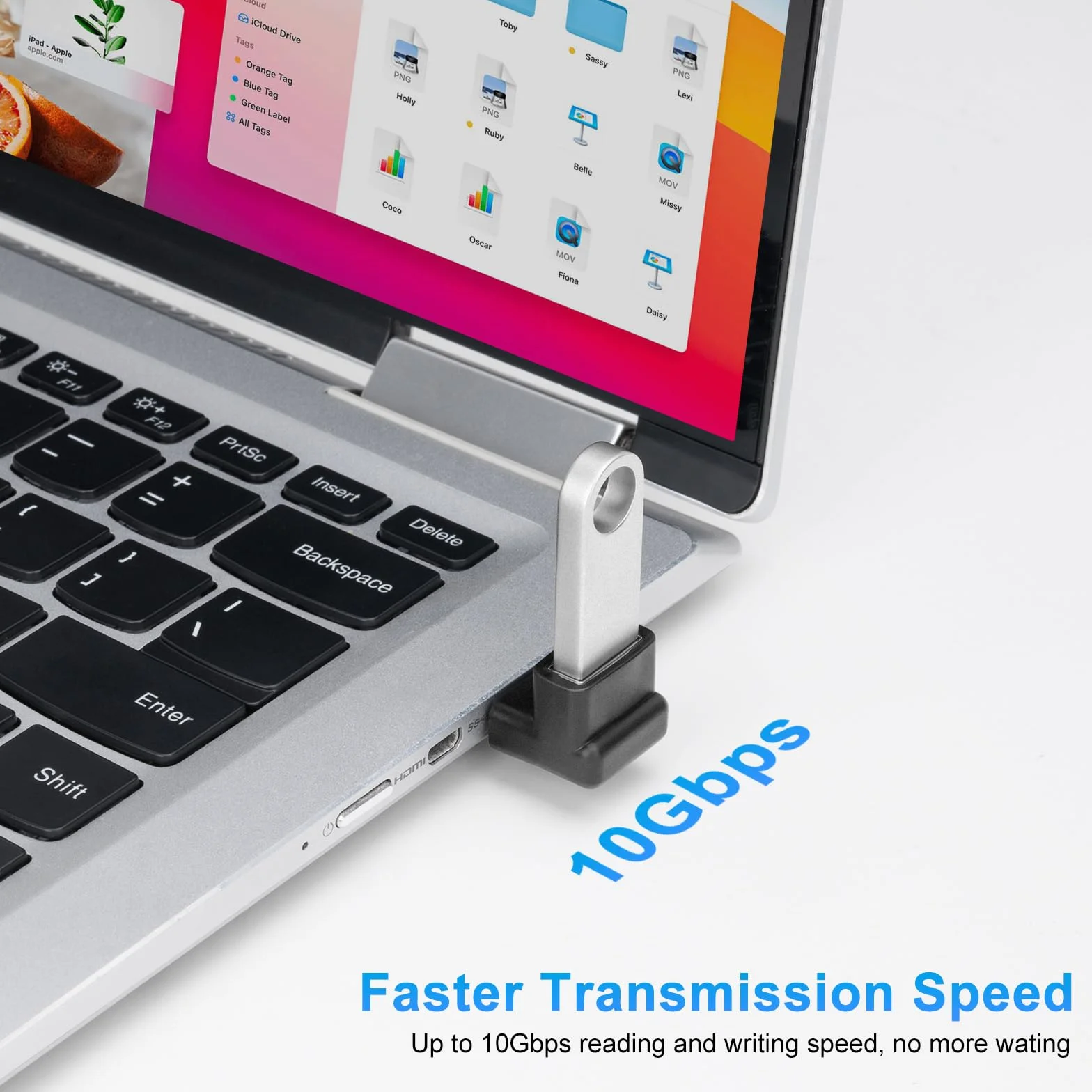 Adapter USB 3.0 90 stopni (opakowanie 2 sztuk), wysoki i niski kąt typu A męski na żeński USB-A, łącznik kątowy, konwerter szybkiego ładowania OTG (USB3.0 góra/dół)