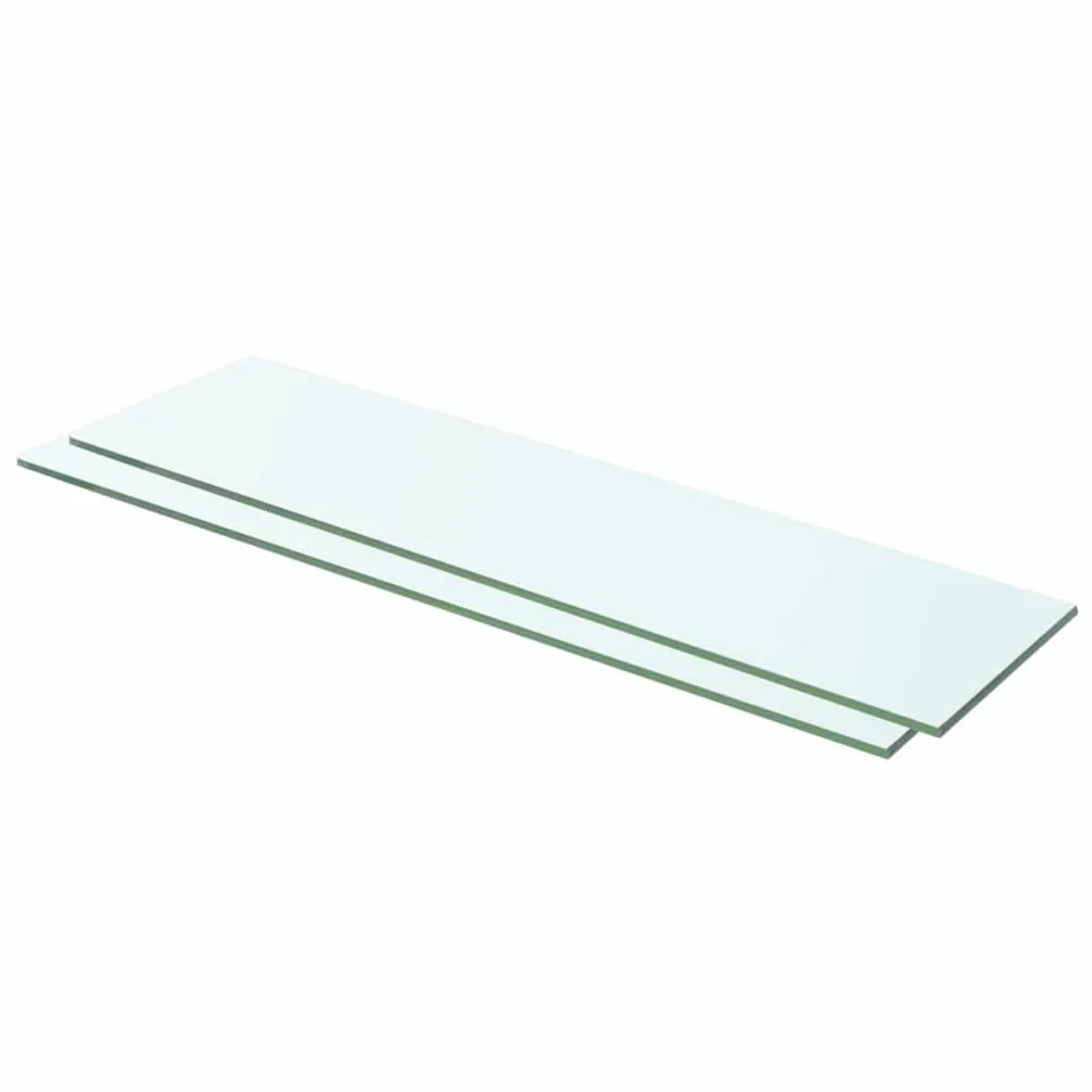 vidaXL Półka regałowa szkło przezroczysta 90 cm x 30 cm