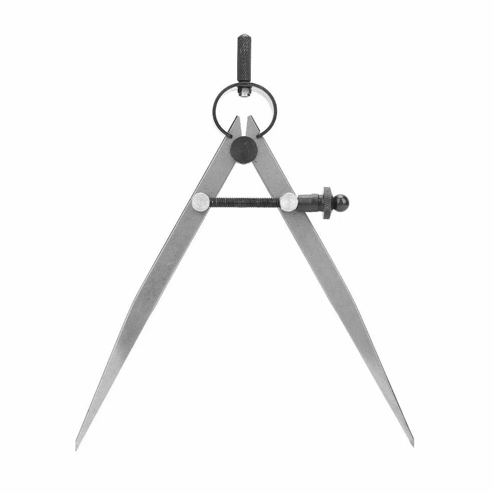 Wing Divider Compass, Spring Divider Caliper, Spring Divider Compass, Wide Application Leathercraft Compass, do sprzętu warsztatowego do sprzętu przemysłowego (150 mm)