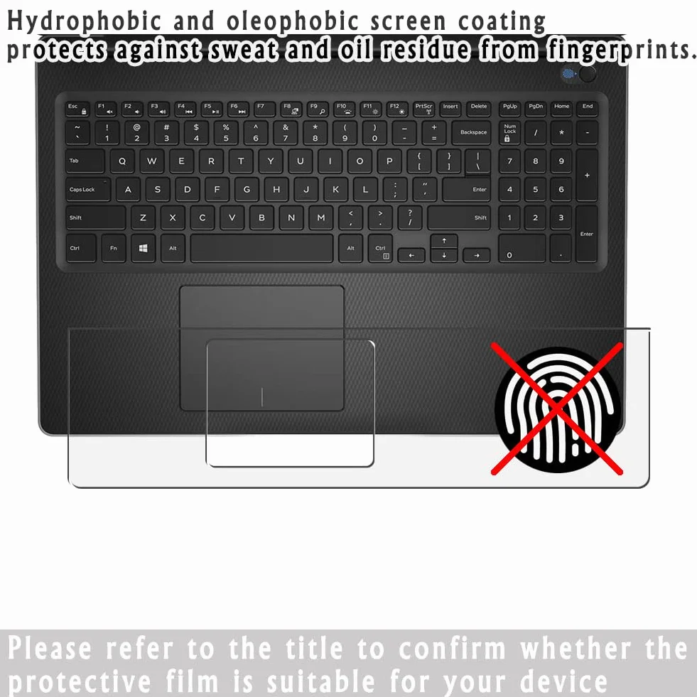 Vaxson 2-pak folia ochronna, kompatybilny z LG gram 14Z90Q 14" Laptop, klawiatura panel dotykowy gładzik Ochraniacz naklejka TPU skóra [Nie hartowane szkło ]