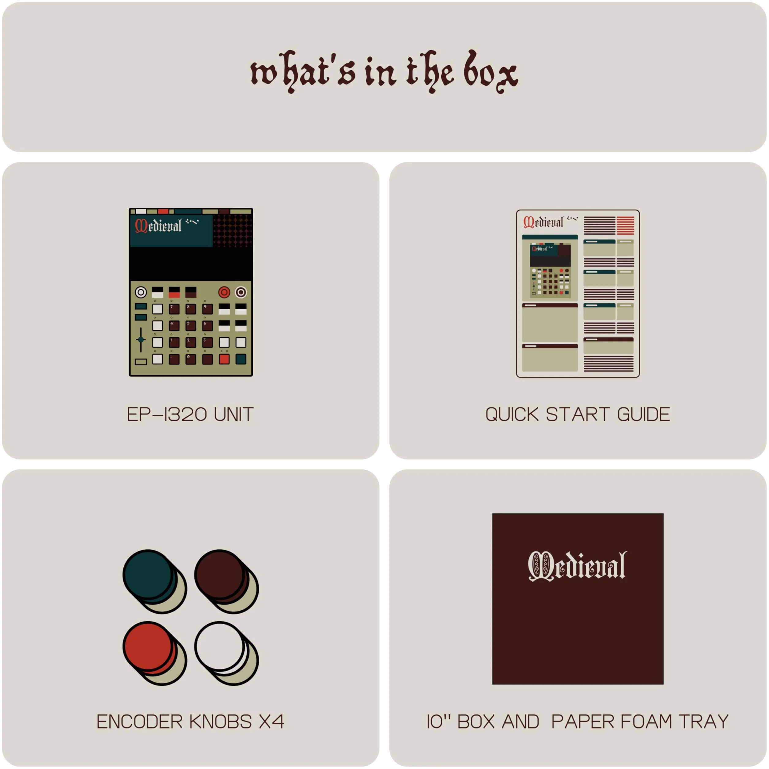 Teenage Engineering EP-1320 Medieval - Sampler