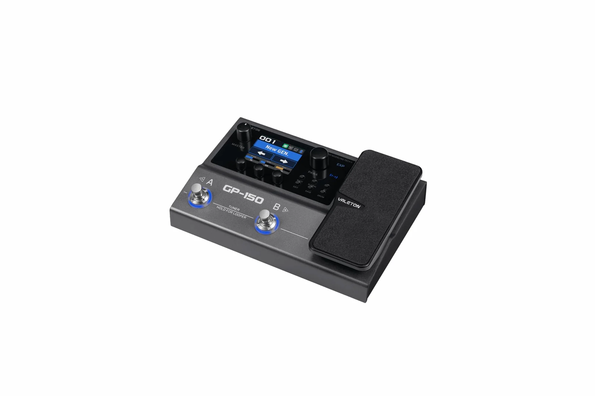 Valeton GP-150 multi-efektowy procesor gitarowy – ponad 140 efektów, 45 modeli A, ładowarka IR, ekspresji, interfejs audio USB, komputer perkusyjny, looper, wyjście słuchawkowe
