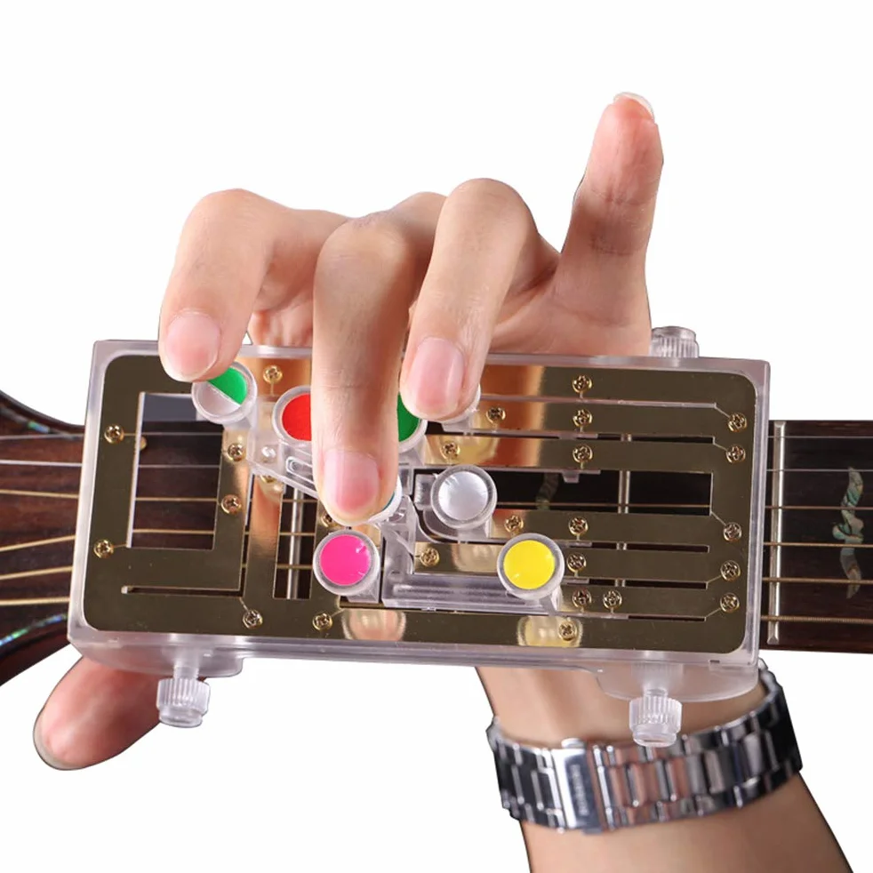 Chord Buddy system uczenia się gitary z klipowym stroikiem chromatycznym i 6 akordami