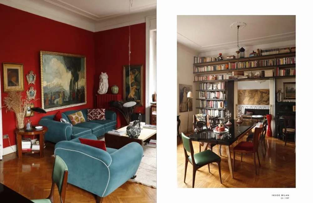 Inside Milan /anglais: Colorfully Creative Italian Interiors