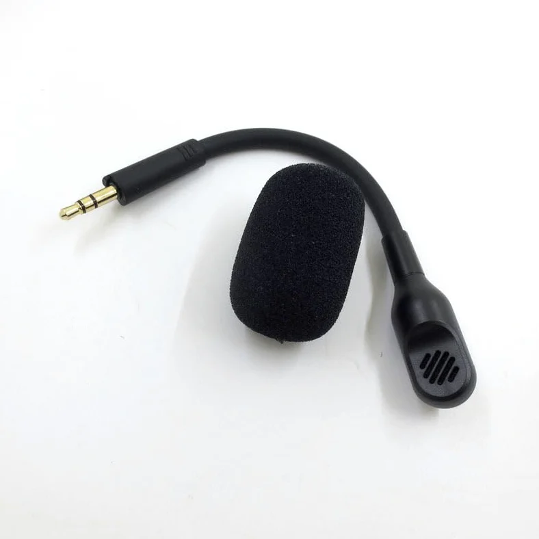Barracuda X Mikrofon,Mic Zamiennik Odłączany 3.5mm Game Boom Redukcja Szumów Mikrofon w/Foam do Razer Barracuda X Bezprzewodowy Słuchawkowy(Czarny)