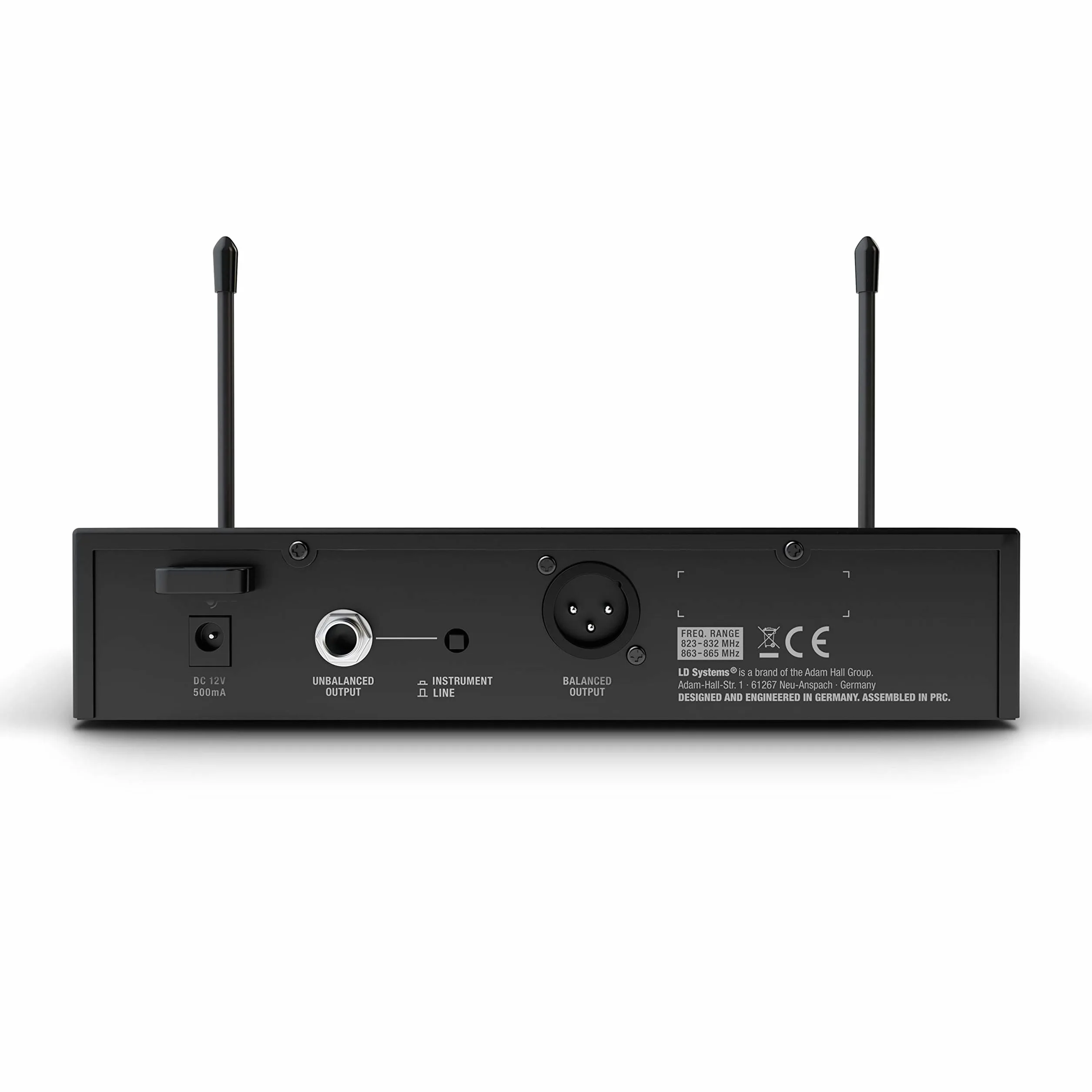 LD Systems U308 HHD - system radiowy z mikrofonem ręcznym dynamiczny - 863-865 MHz+ 823-832 MHz