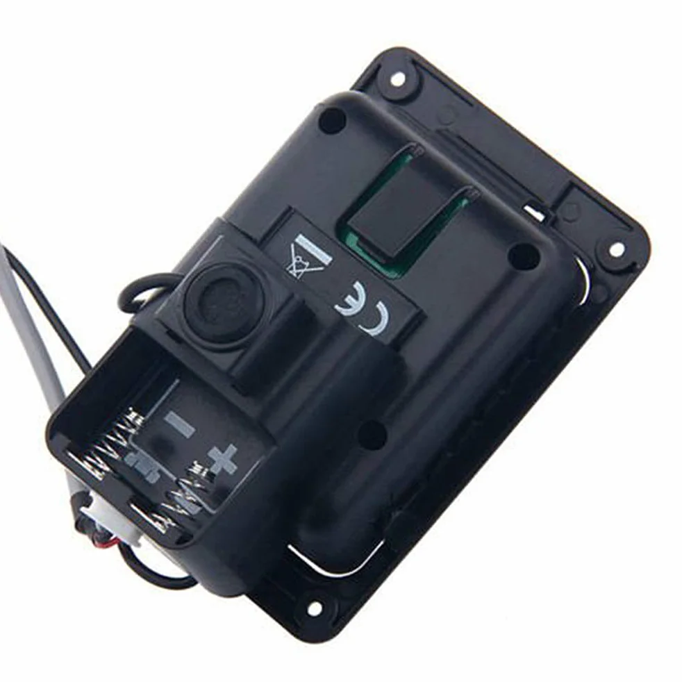 Przetwornik do gitary, przedwzmacniacz gitarowy EQ Tuner Piezo Pickup Beat Gitara Części Akcesoria