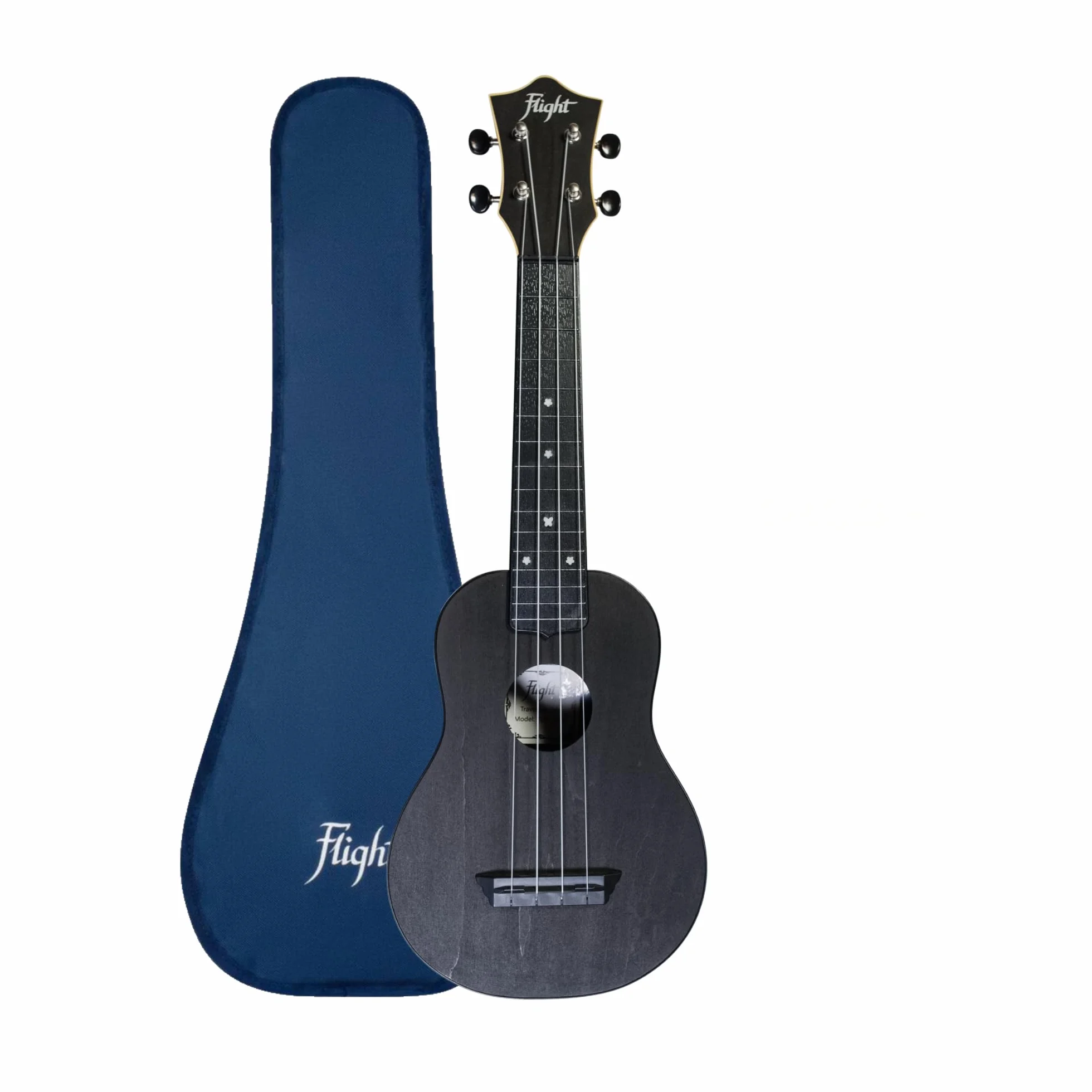 Flight, Travel Series ukulele sopranowe, czarne (TUS-35 BK)