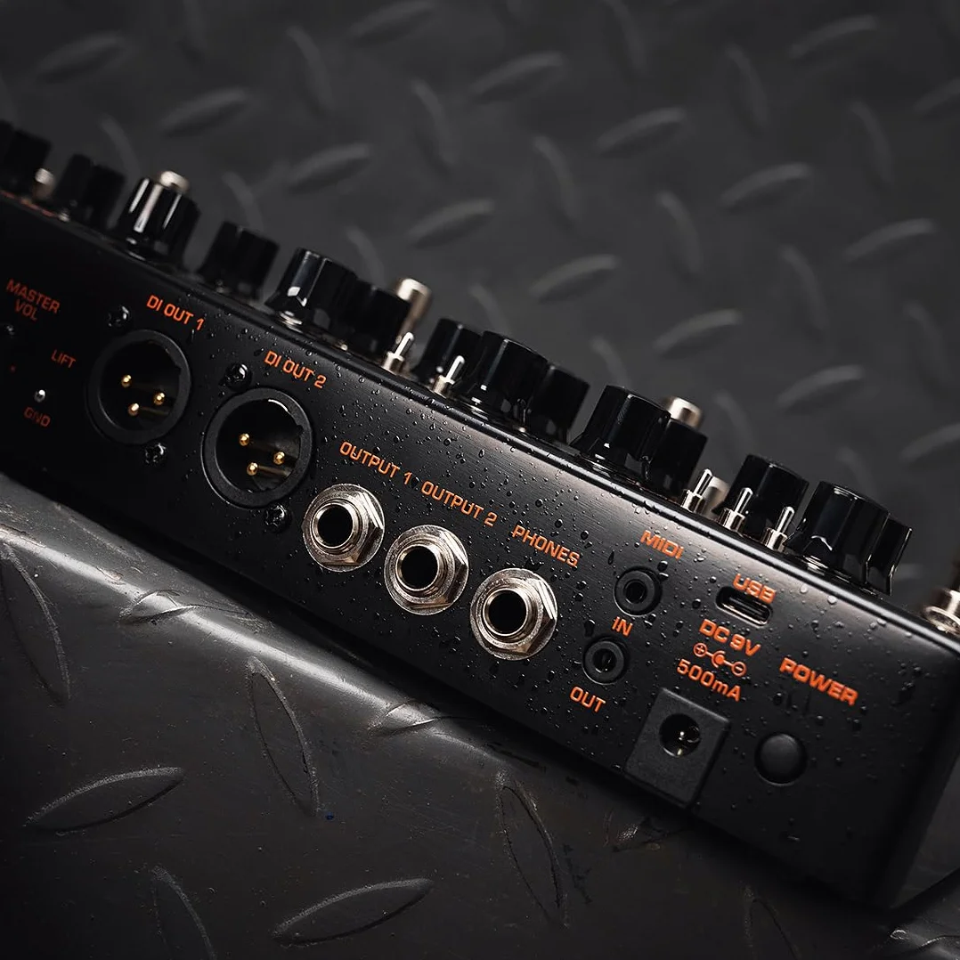 NUX Trident Multi Effects Procesory z adapterem, algorytm modelowania wzmacniacza TSAC-4K, 27 kabin IRS, rozdzielczość próbki 1024