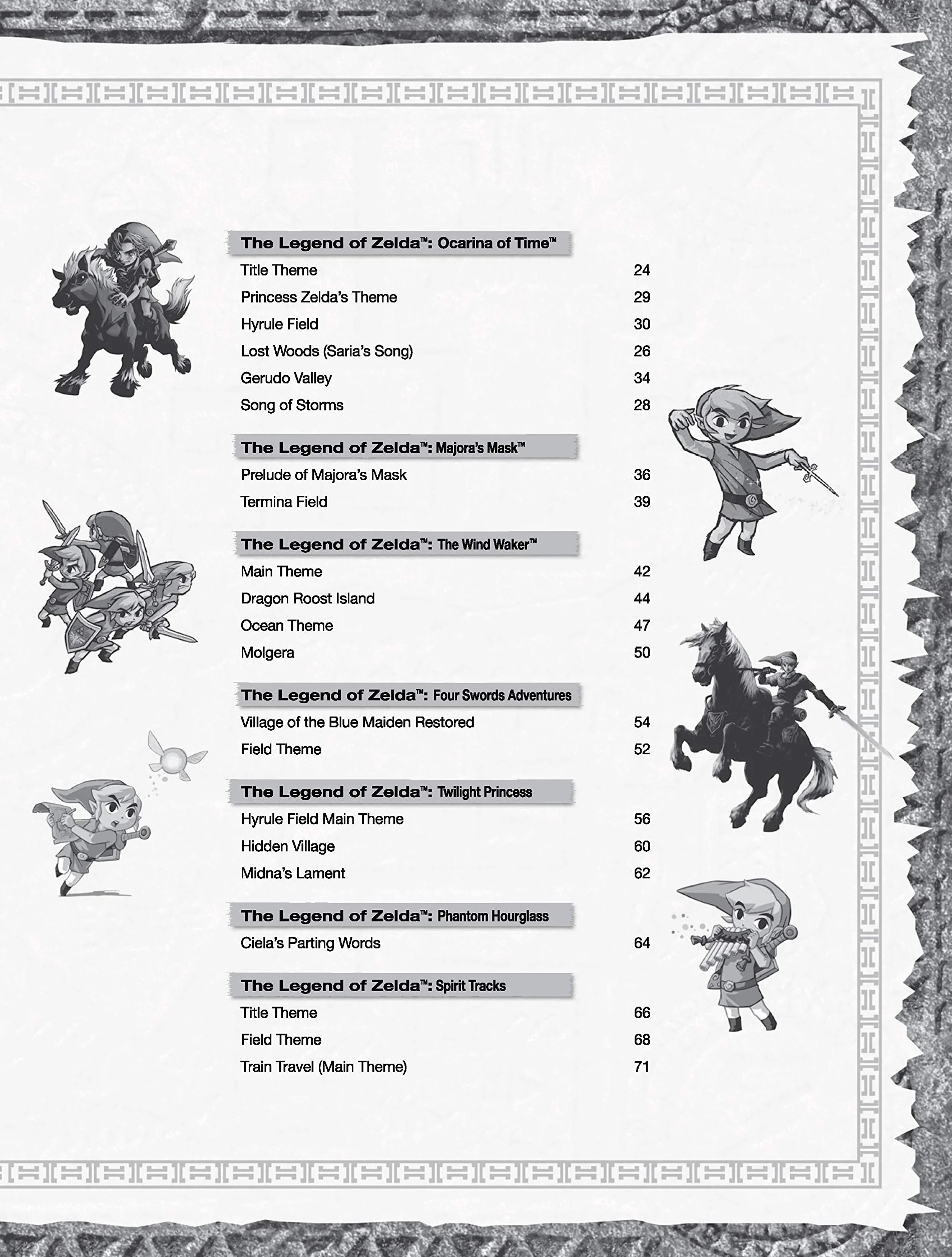 Legend of zelda series easy piano book