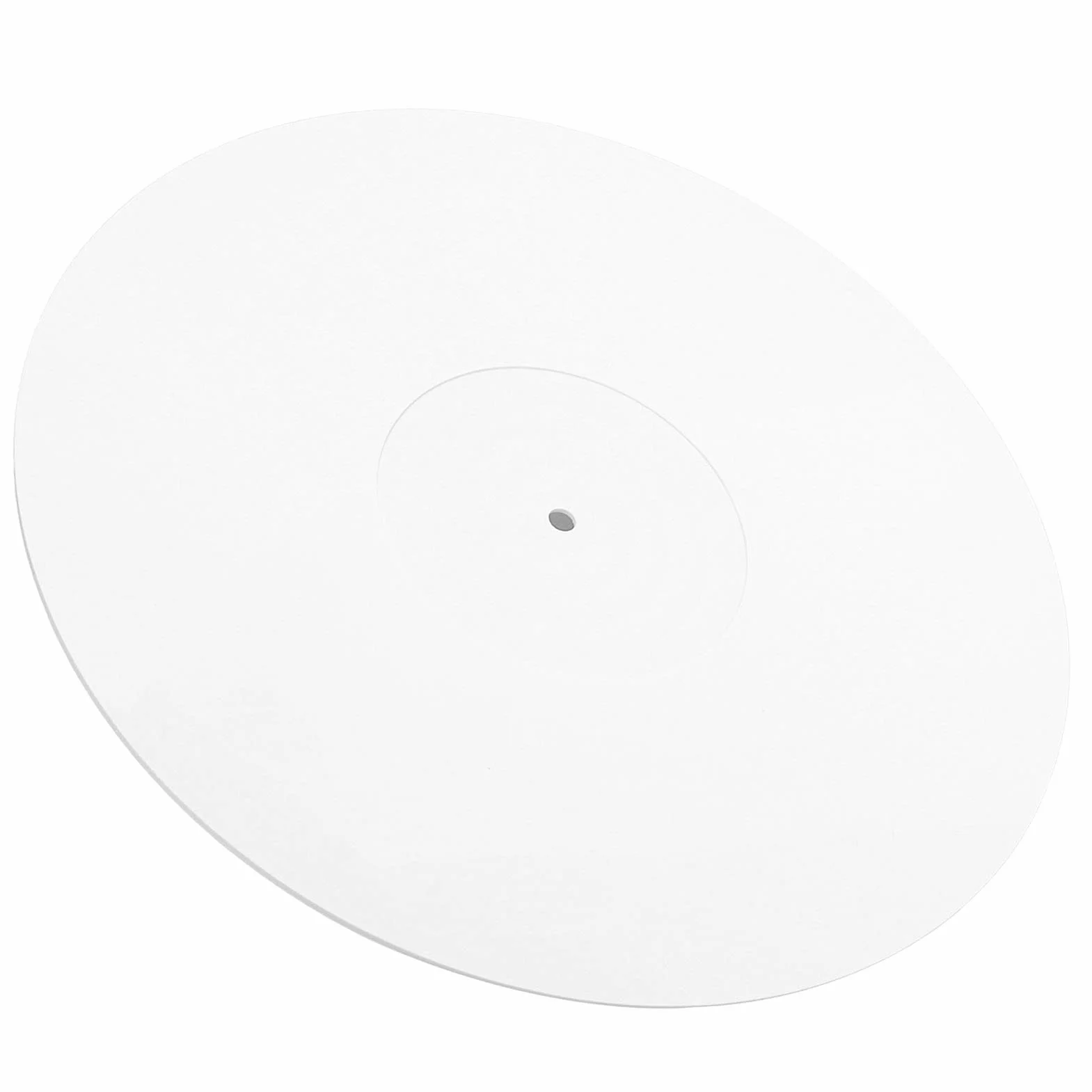 12-calowy Talerz Akrylowy, Mata Akrylowa LP Slipmat, Biała Mata Gramofonowa, do Gramofonów LP Vinyl