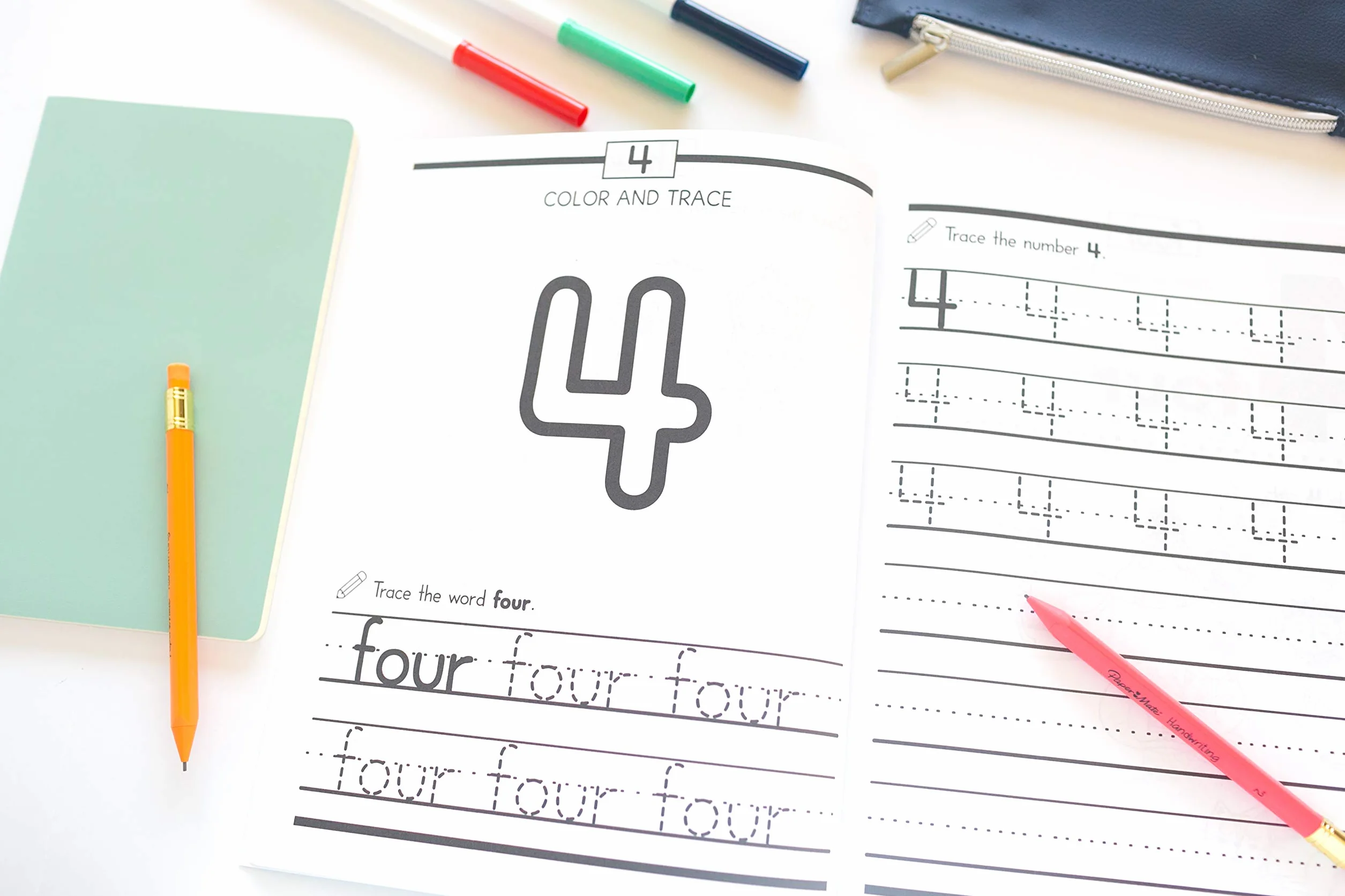 Preschool Math Workbook for Toddlers Ages 2-4: Beginner Math Preschool Learning Book with Number Tracing and Matching Activities for 2, 3 and 4 year olds and kindergarten prep