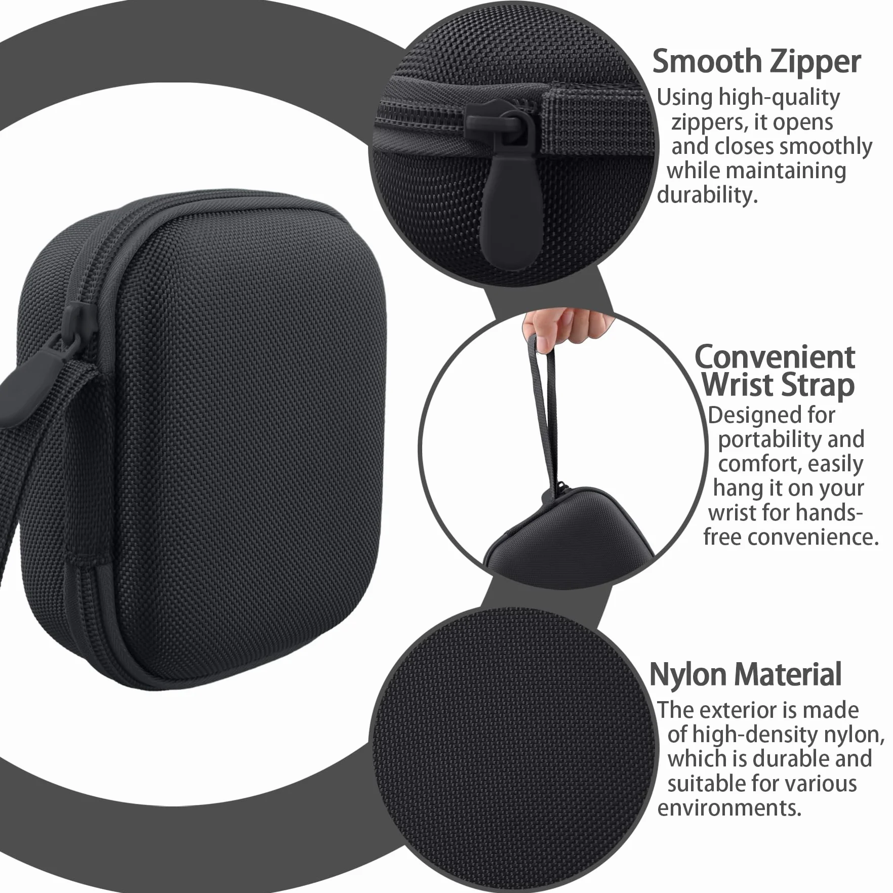 co2CREA Twardy futerał podróżny do głośnika Bose SoundLink Micro Bluetooth