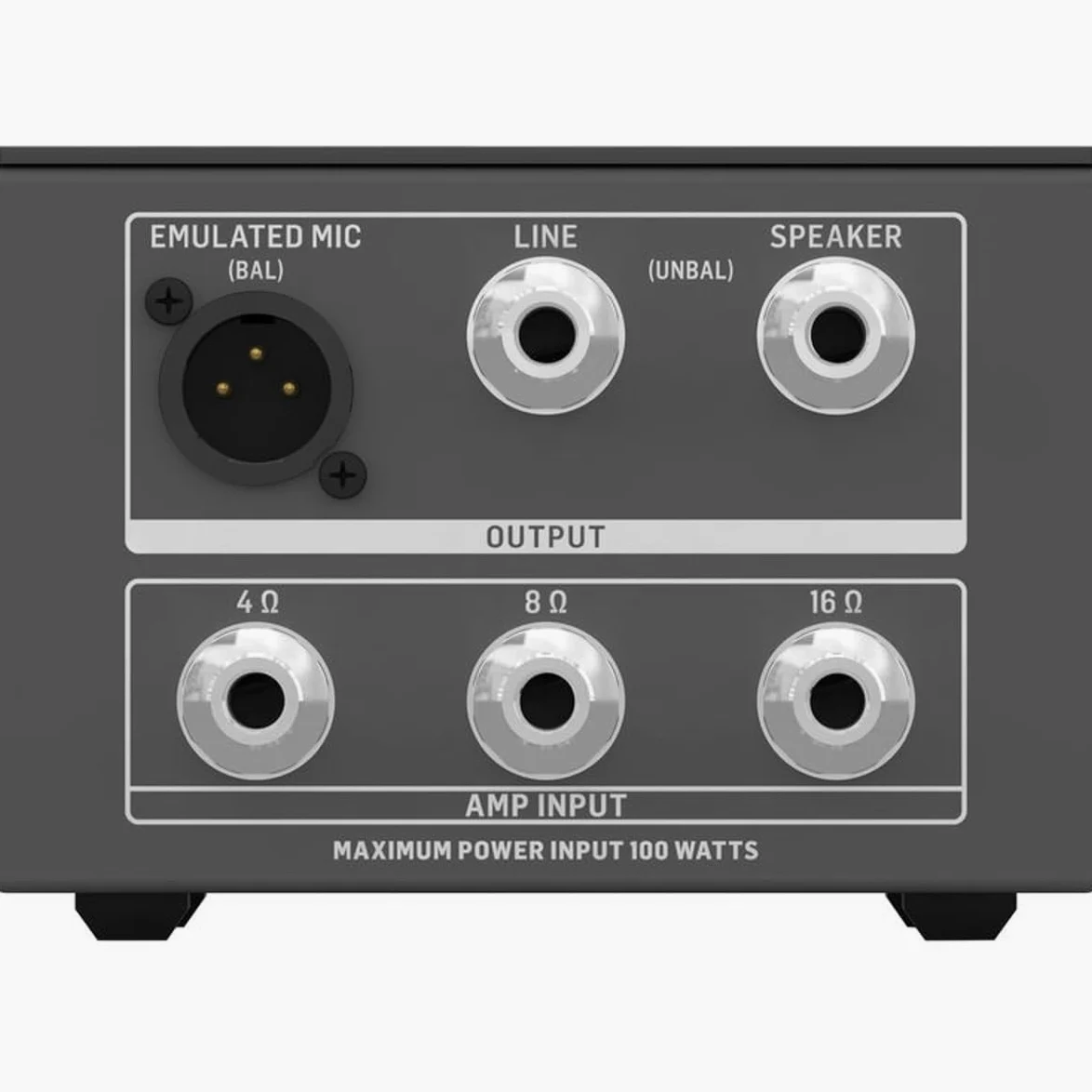 Bugera POWER SOAK PS1 pasywny tłumik mocy 100 W do wzmacniaczy gitarowych i basowych z emulowanym wyjściem mikrofonowym
