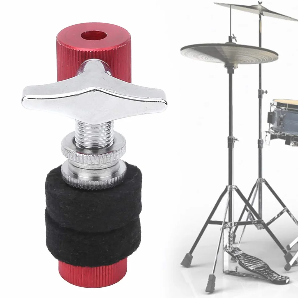 Hi-Hat Cymbal Clutch Stojak na hi-haty do talerza hi-hat z czerwonymi i czarnymi do wyboru