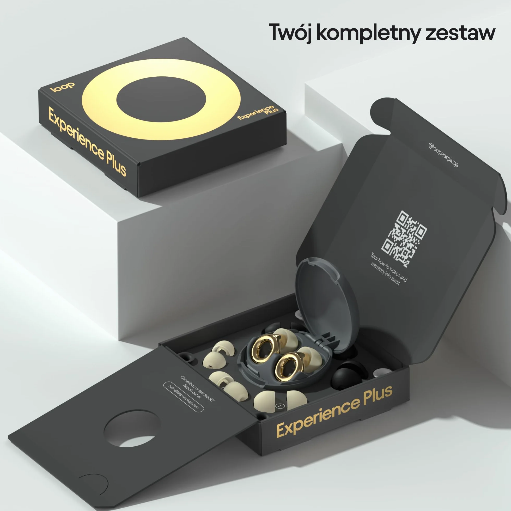 Loop Experience Pro zatyczki do uszu 18 dB redukcja szumów dla muzyków DJ-ów perkusistów