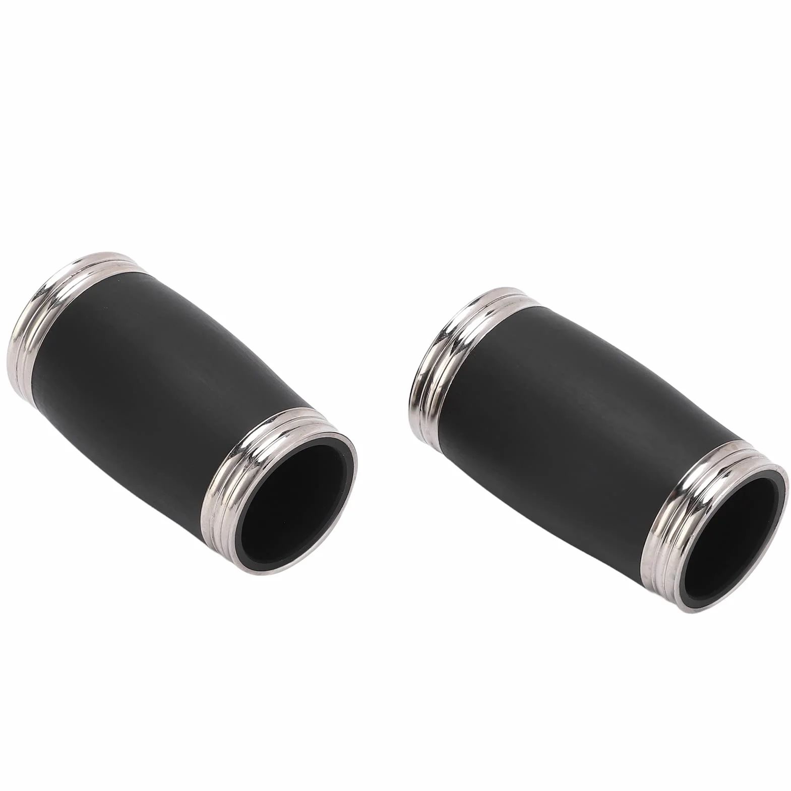 CHICIRIS 2 szt. Tubka do Strojenia Klarnetu, Bb Treble Pitch Pipe Akcesoria Zamienne do Bębna Klarnetu 58 Mm, z Metalem i Tworzywem Sztucznym, Ostrości i Intonacji Tonu