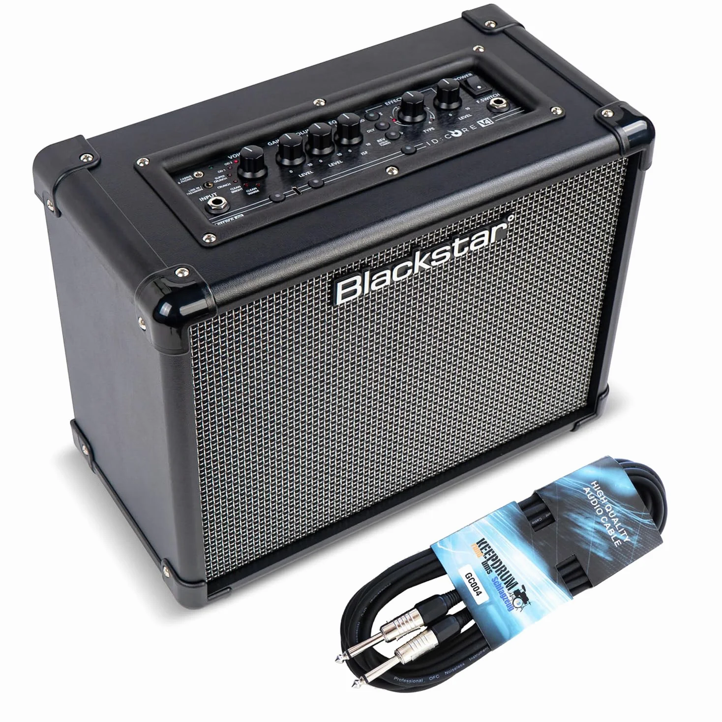Blackstar ID Core 20 V4 wzmacniacz gitarowy Combo Amp z kablem jack keepdrum