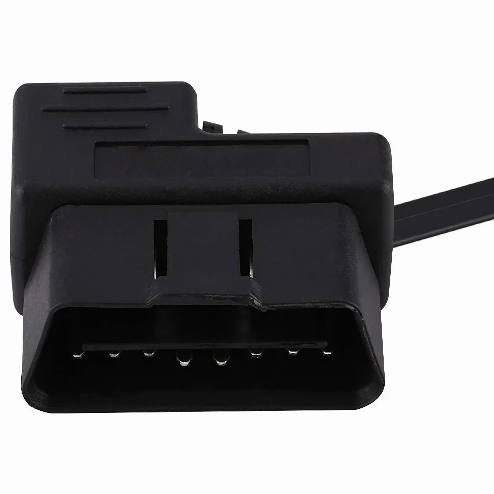 DEWIN Kabel OBD2 USB, 180 cm Auto OBD-II OBD2 EOBD 16-stykowy przedłużacz diagnostyczny do mini kabla USB