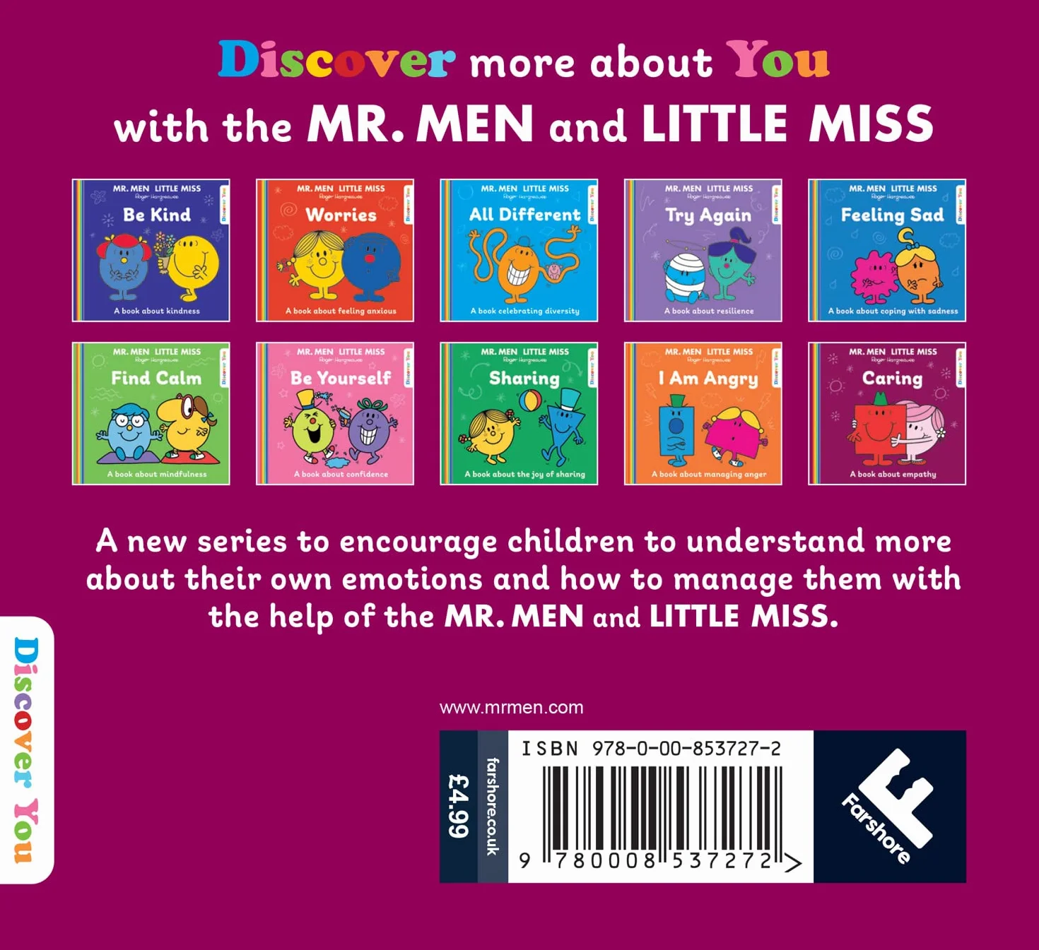 Mr. Men Little Miss: Caring: A New Book for 2023 about Empathy from the Classic Illustrated Children’s Series about Feelings