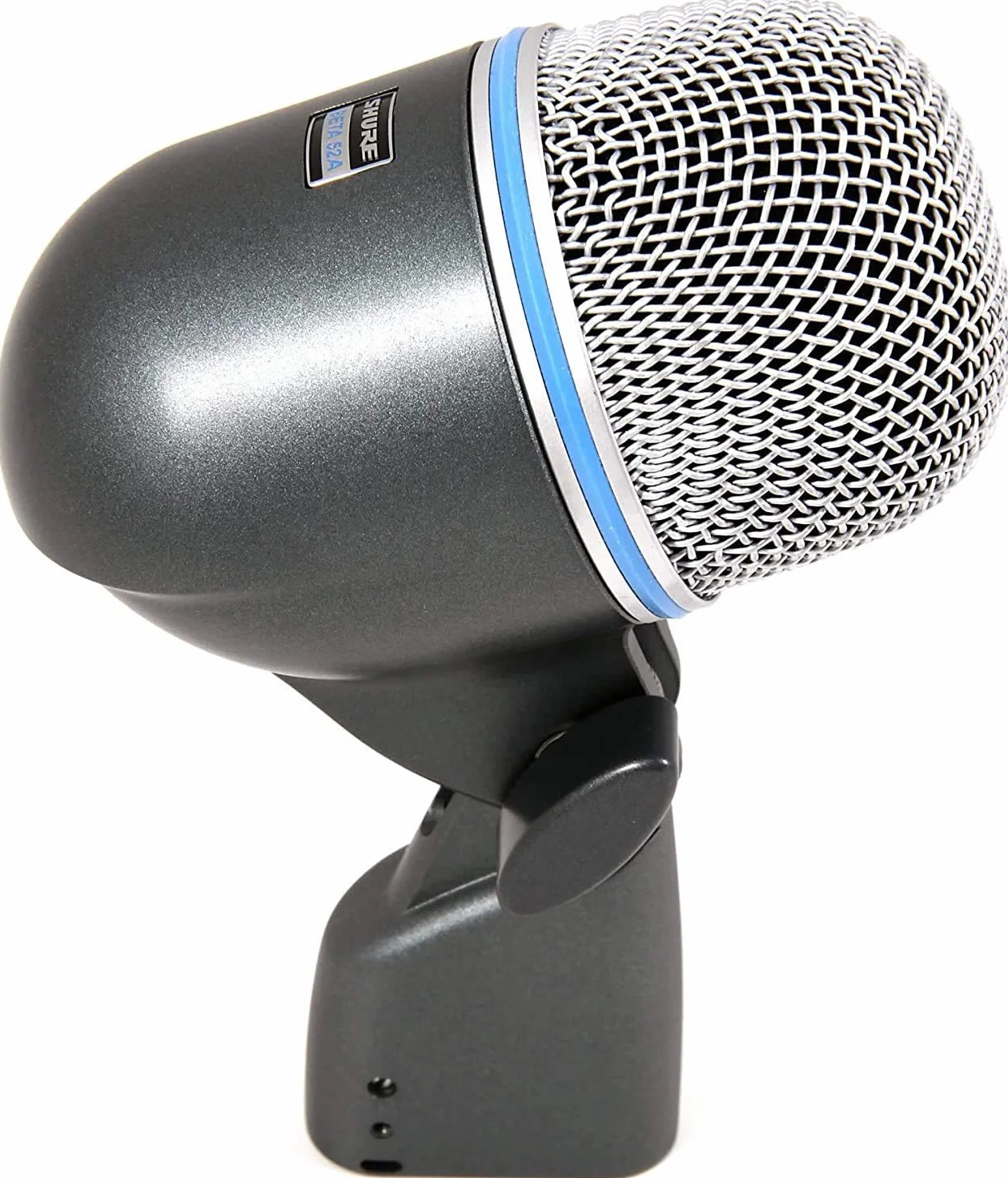 Shure BETA 52A Mikrofon - dynamiczny mikrofon kardioidalny z neodymowym elementem o wysokim natężeniu dźwięku, adapterem do statywu z blokadą, kratką z siatki stalowej