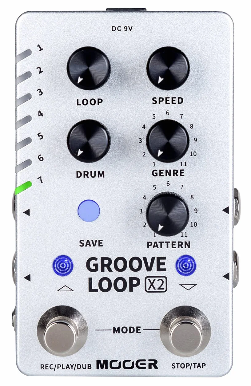 Mooer Groove Loop X2 - Stereo Looper/Drum Machine