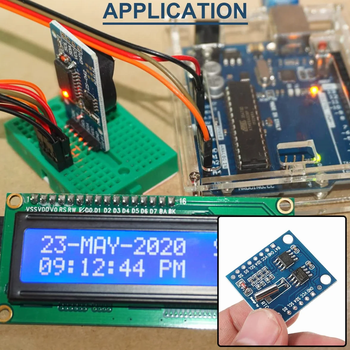 5 szt. mały moduł zegara RTC I2C w czasie rzeczywistym AT24C32 pamięć pamięci pamięci o wysokiej precyzji DS1307 moduł zegara do Arduino do AVR ARM PIC SMD, z prostym pojedynczym rzędem