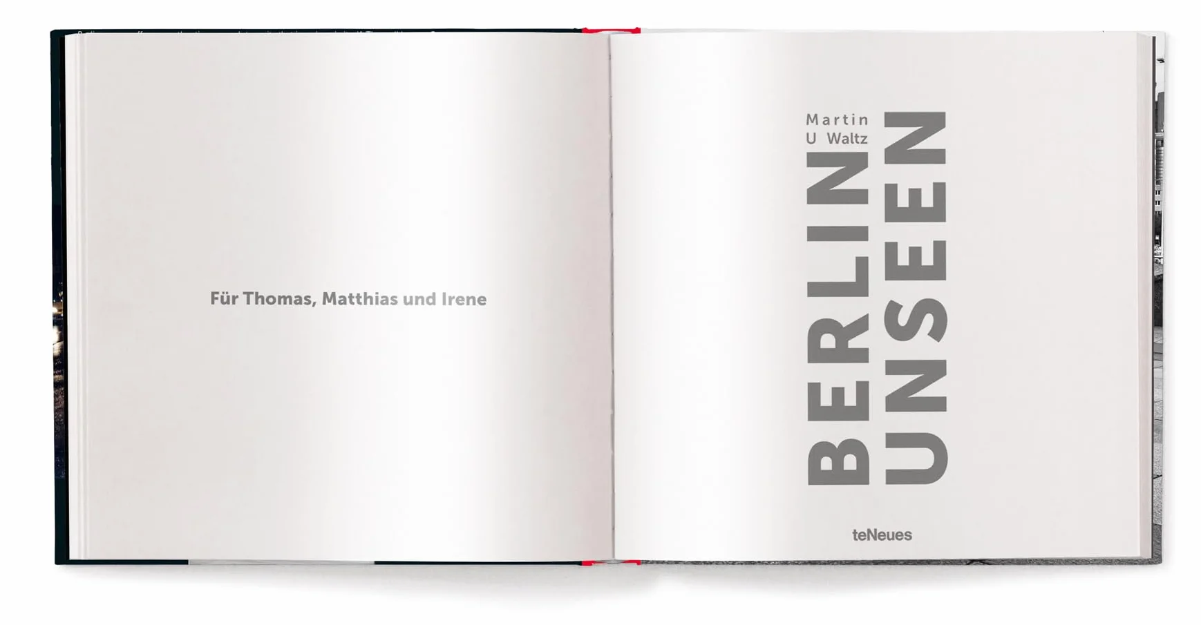 Martin U. Waltz Berlin Unseen /anglais/allemand