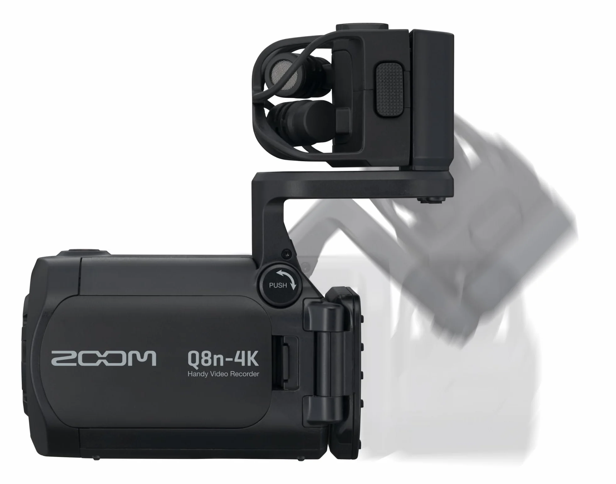 ZOOM Q8n-4K Kamera Wideo 4K dla Muzyków – Rejestrator Audio-Wideo z Wejściami XLR i Obiektywem Szerokokątnym