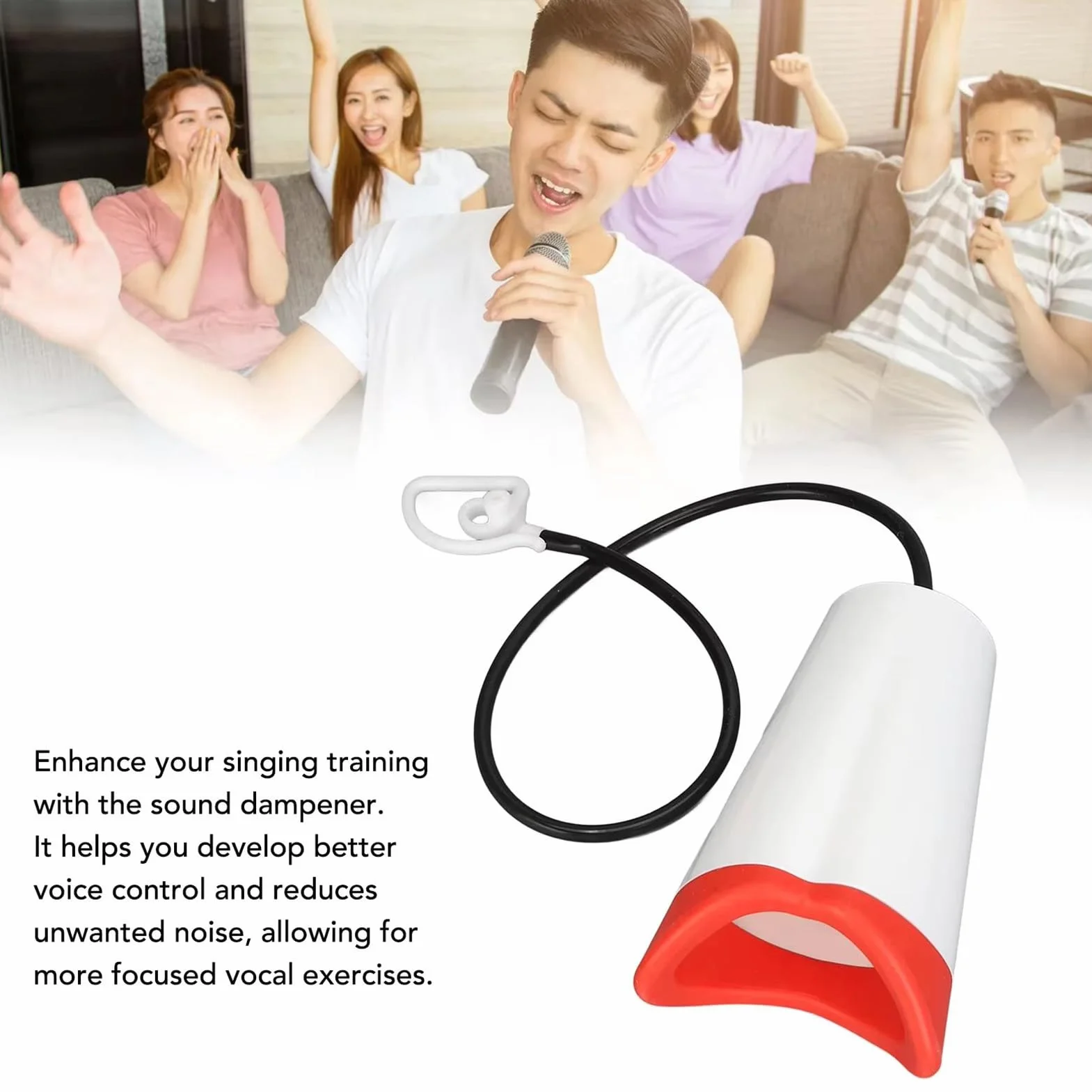Singing Voice Silencer, Vocal Absorbing Trainer, Practice Dampener with Sound Proof Feature, Noise Reduction Vocal Tool with Compact Style, Studio Silencer for Recording Bedroom and Apartment