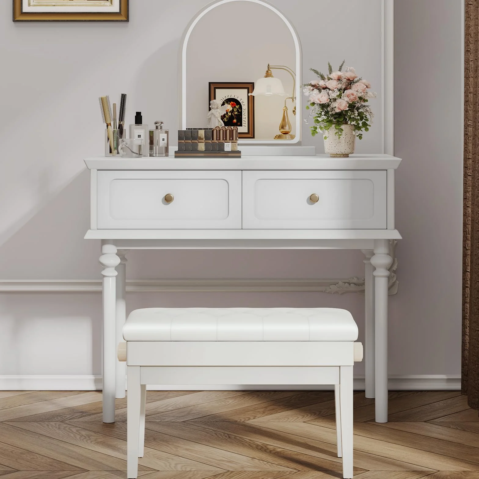 MAMIZO Taboret fortepianowy z regulacją wysokości 72 x 33 x 48-58 cm, ławka pianinowa z miejscem do przechowywania, ławka do fortepianu z poduszką ze skóry PU, ławka do keyboardu, krzesło fortepianowe