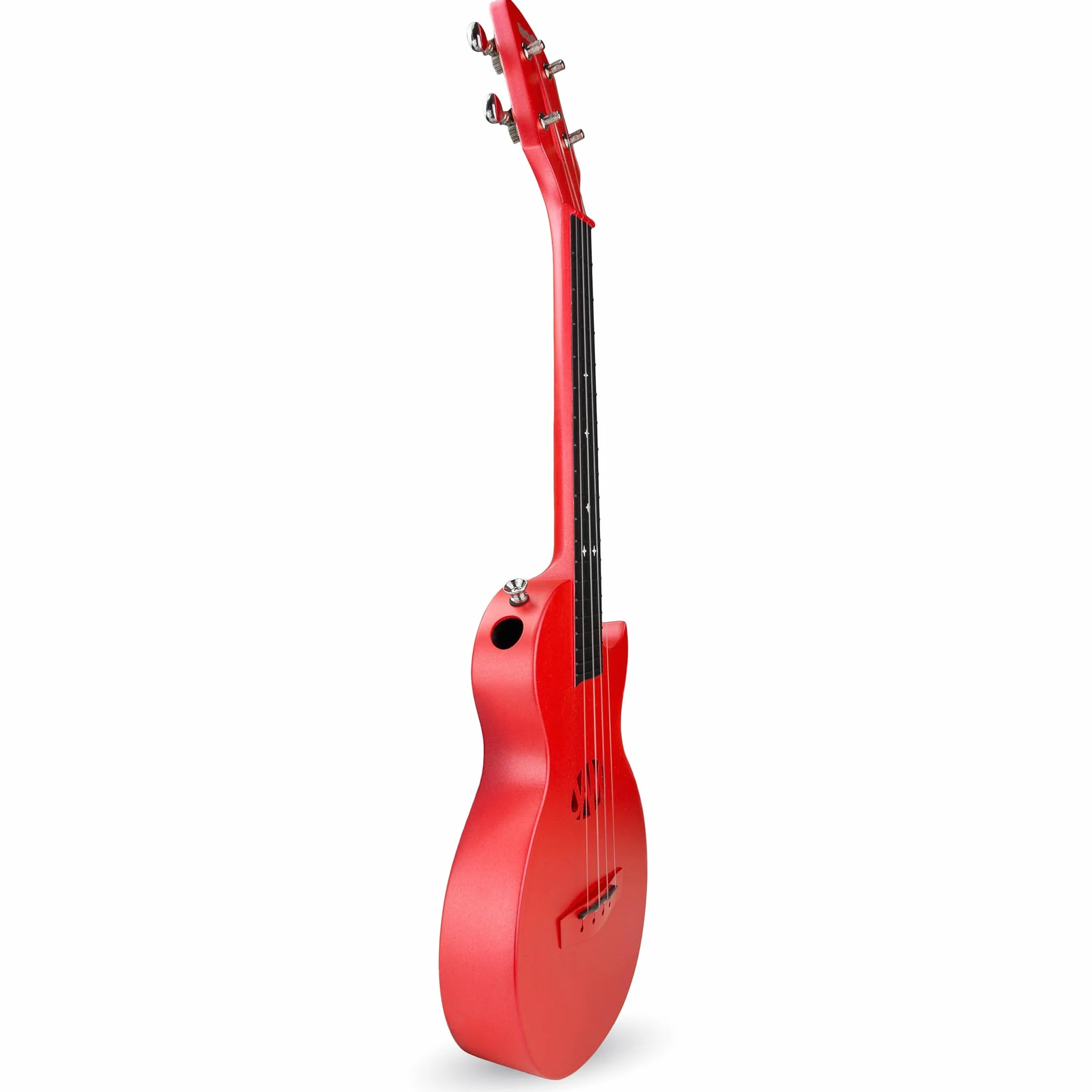 RockJam, Ukulele 4-strunowe, czerwone, pełne (RJUK-CF-RD)